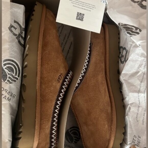 NEW UGG Women's Tasman Chestnut - Size 6-9 Sheepskin Slipper Shoe Clog Mules - Picture 2 of 7